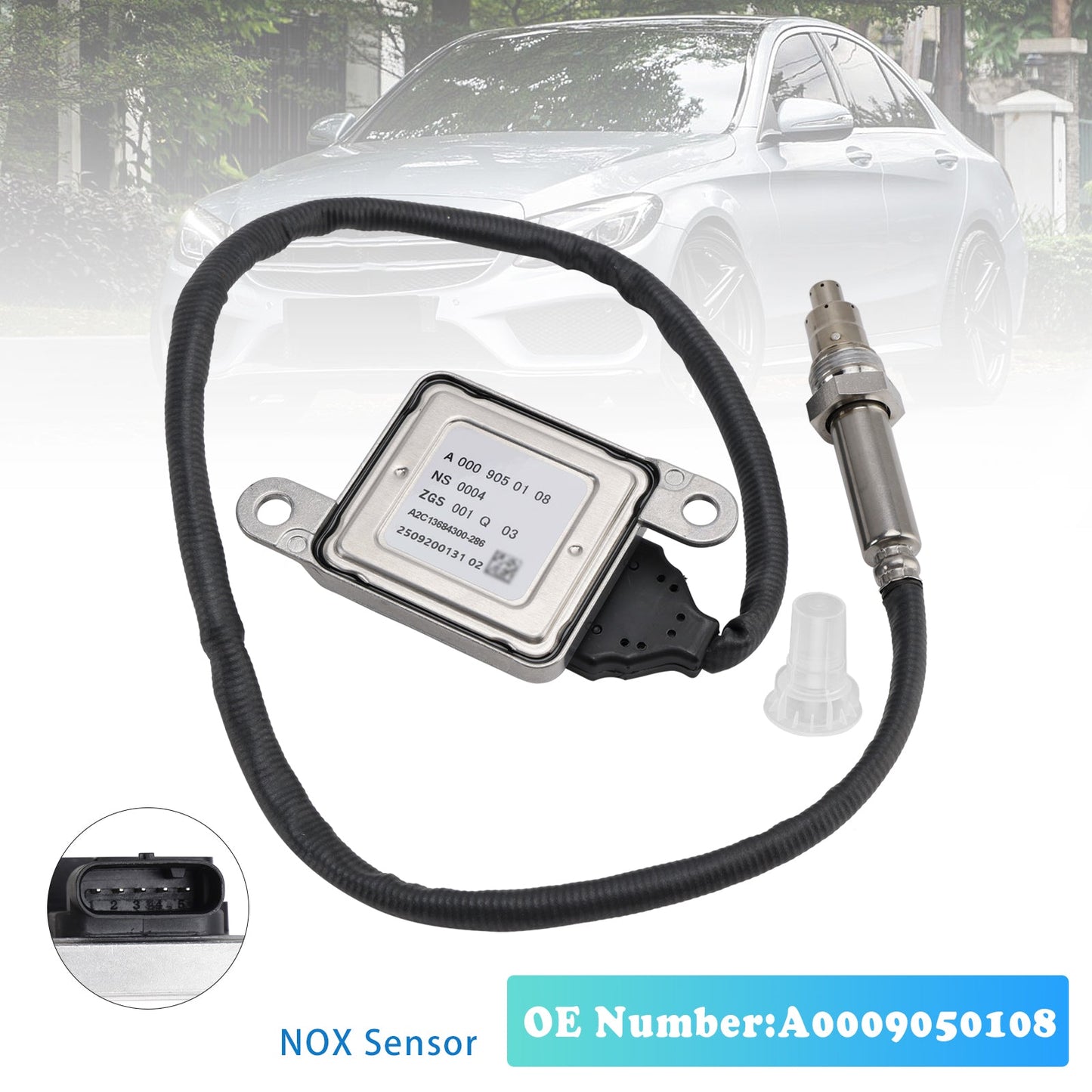 Mercedes Benz W205 W123 S205 W447 Sensore NOX Sensore di ossigeno A0009050108