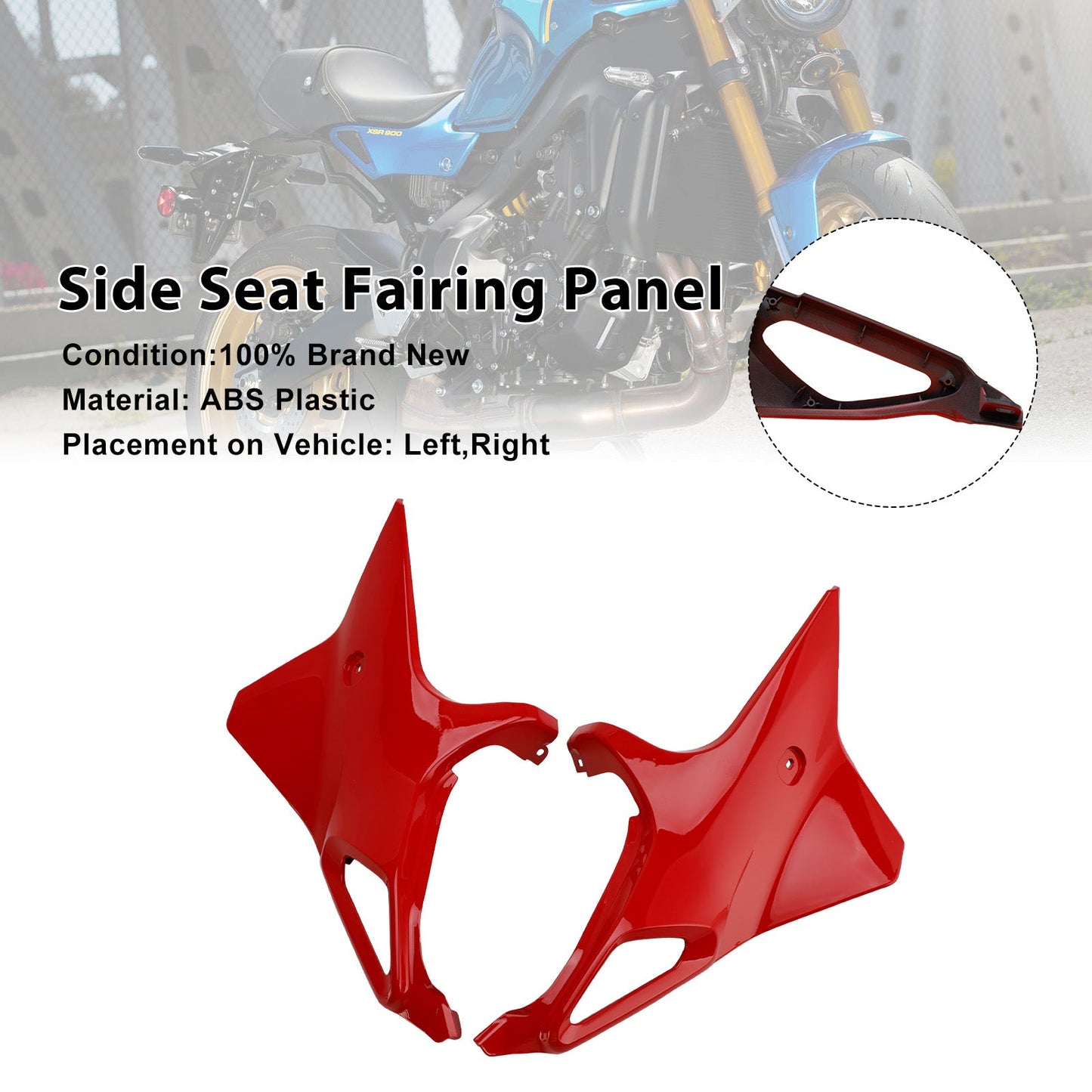 Pannello carenatura sella laterale Yamaha XSR 900 XSR900 2022-2025