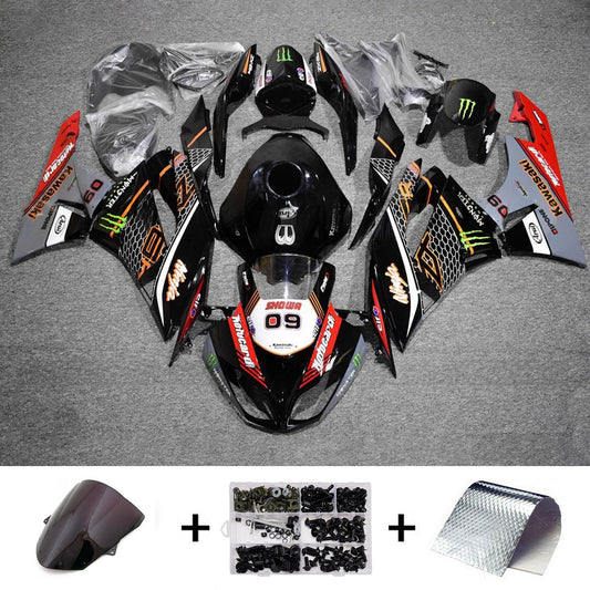 Kit carenatura iniezione in plastica ABS adatto per Kawasaki ZX6R 636 2009-2012