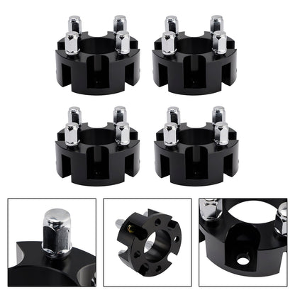 Kit distanziali per ruote da 2"" per carrelli da golf, dadi ruota neri per Yamaha Club Car Ezgo