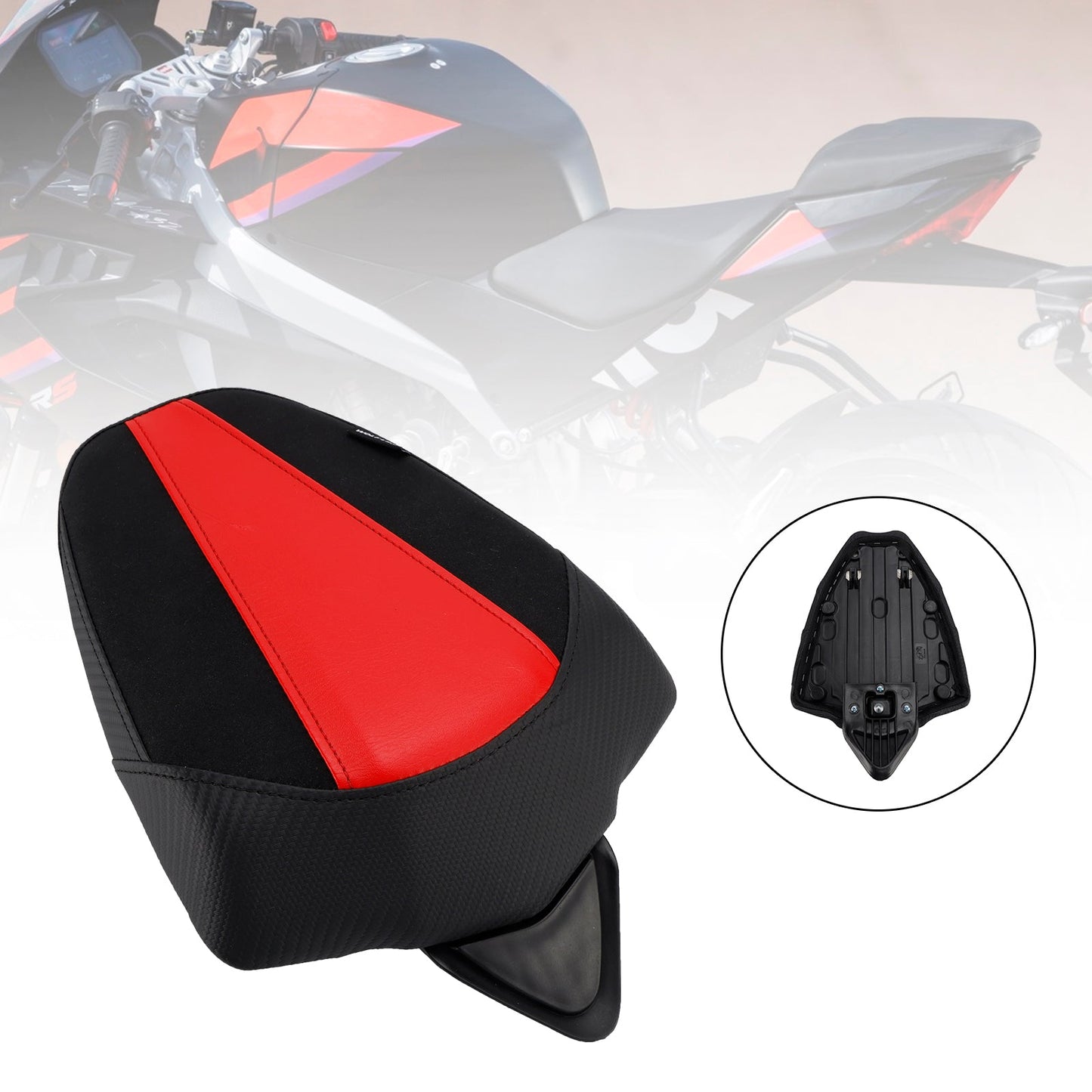 Cuscino sedile passeggero posteriore Aprilia RS457 RS 457 2024-2025, passeggero piatto