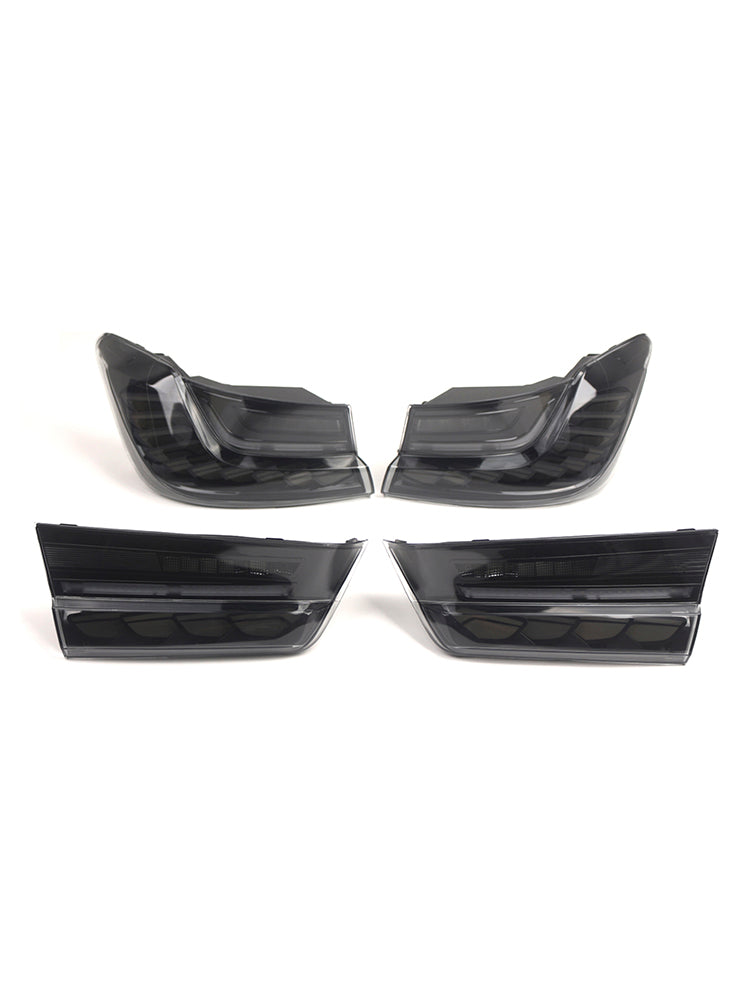 Gruppo ottico posteriore a LED fumé per BMW Serie 3 G20 G28 G80 M3 L&amp;R 2019-2024