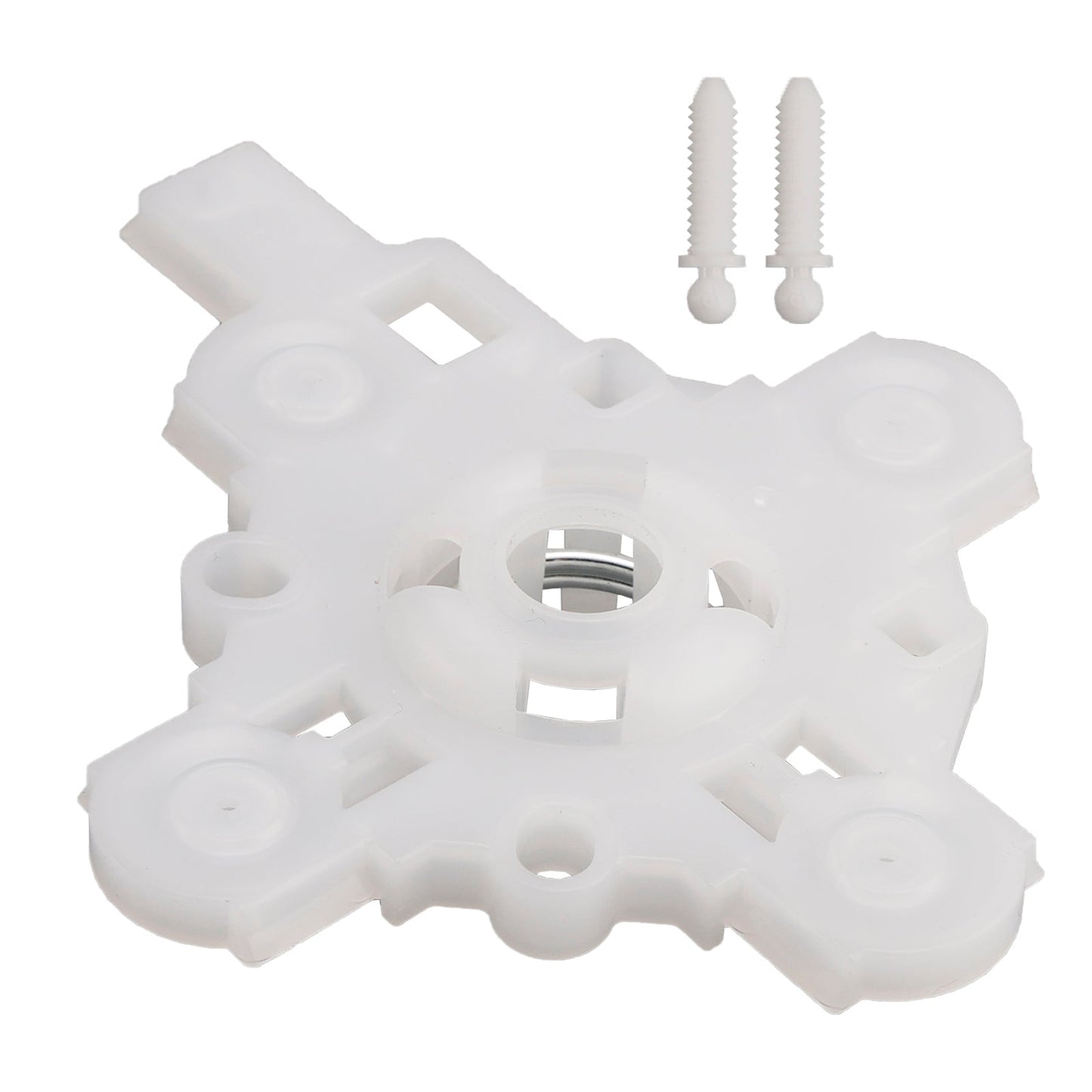 Supporto in plastica bianca con clip per la lente dello specchietto retrovisore laterale destro dell'auto Honda