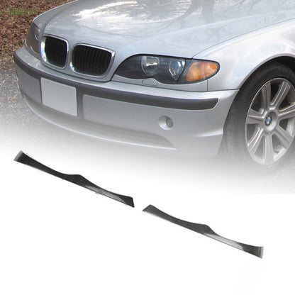 Strisce di copertura del faro superiore 2002-2005 BMW E46 330i 330Xi 325i 325Xi (2 pezzi)