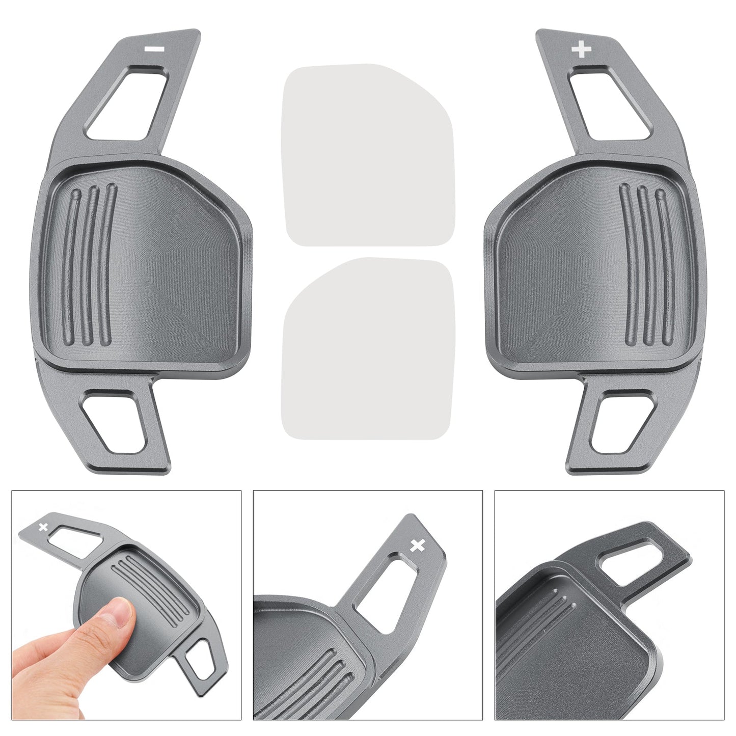 Leva del cambio al volante per Audi A3 A4 A5 A6 TT Q5 08-14 in alluminio