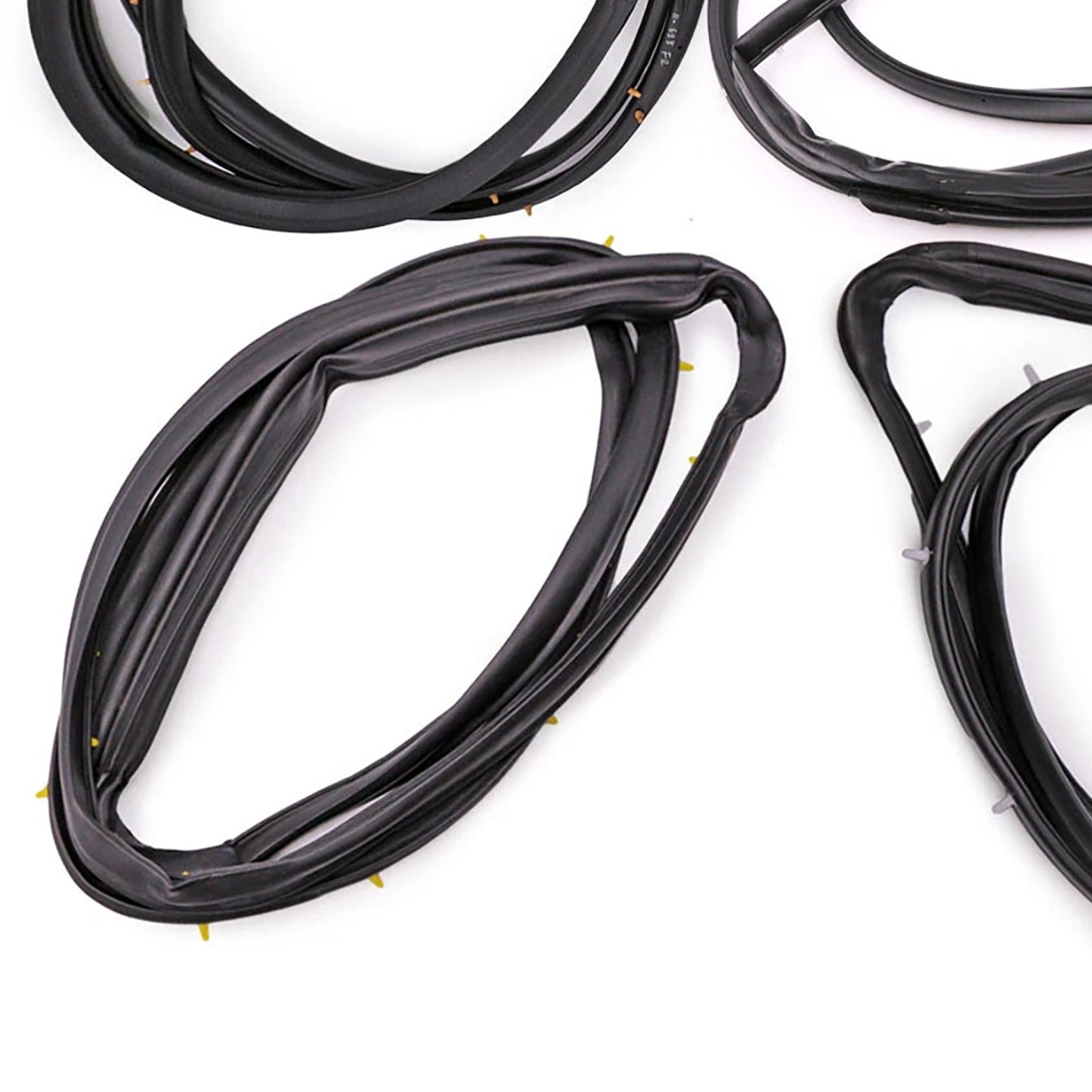 Guarnizione in gomma per porta anteriore e posteriore Nissan D22 Frontier 4 porte cabina doppia 1998-2005 4 pezzi 80831-2S400