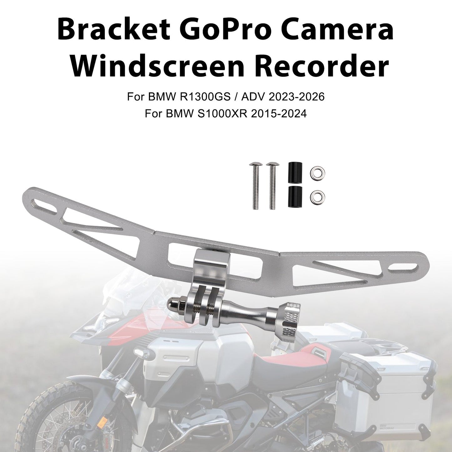 Supporto per parabrezza GoPro per BMW R1300GS S1000XR F900XR F850GS
