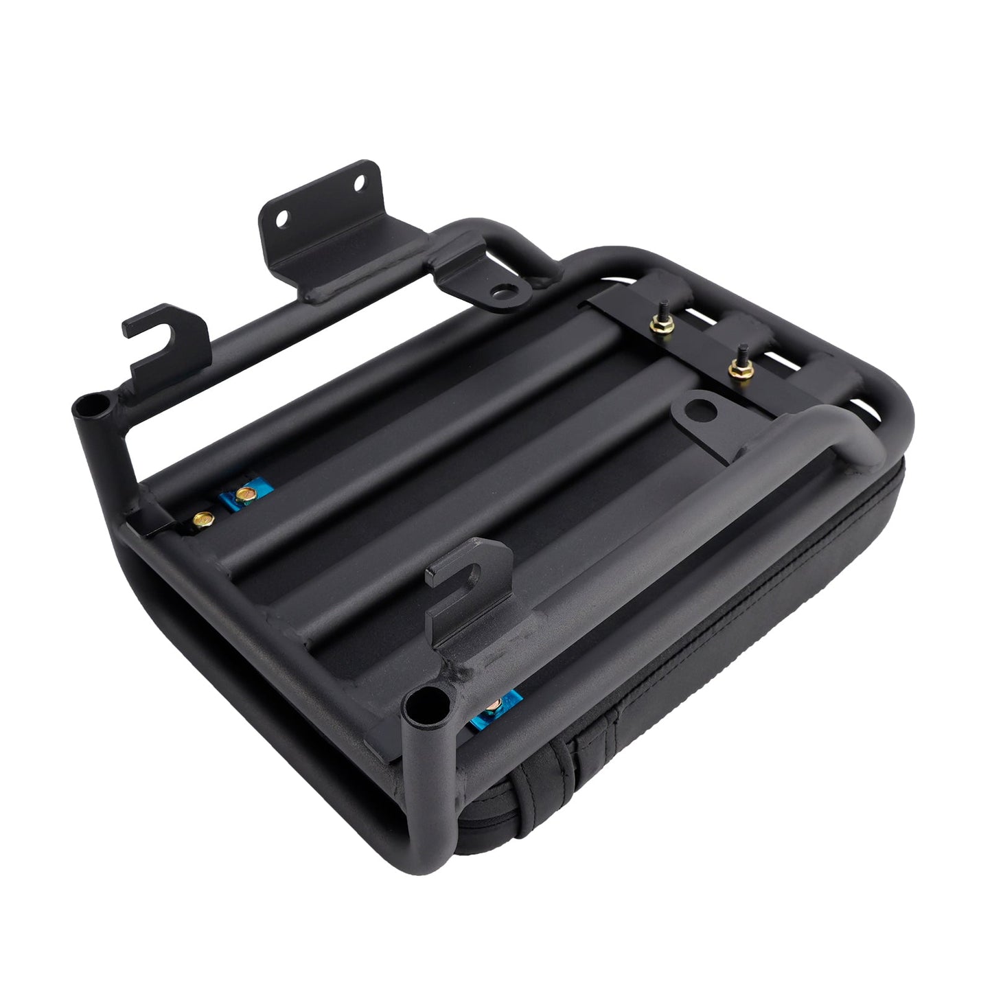 Cuscino passeggero posteriore per HONDA CT125 huntercub 125 2020-2023, piatto, in poliuretano, nero