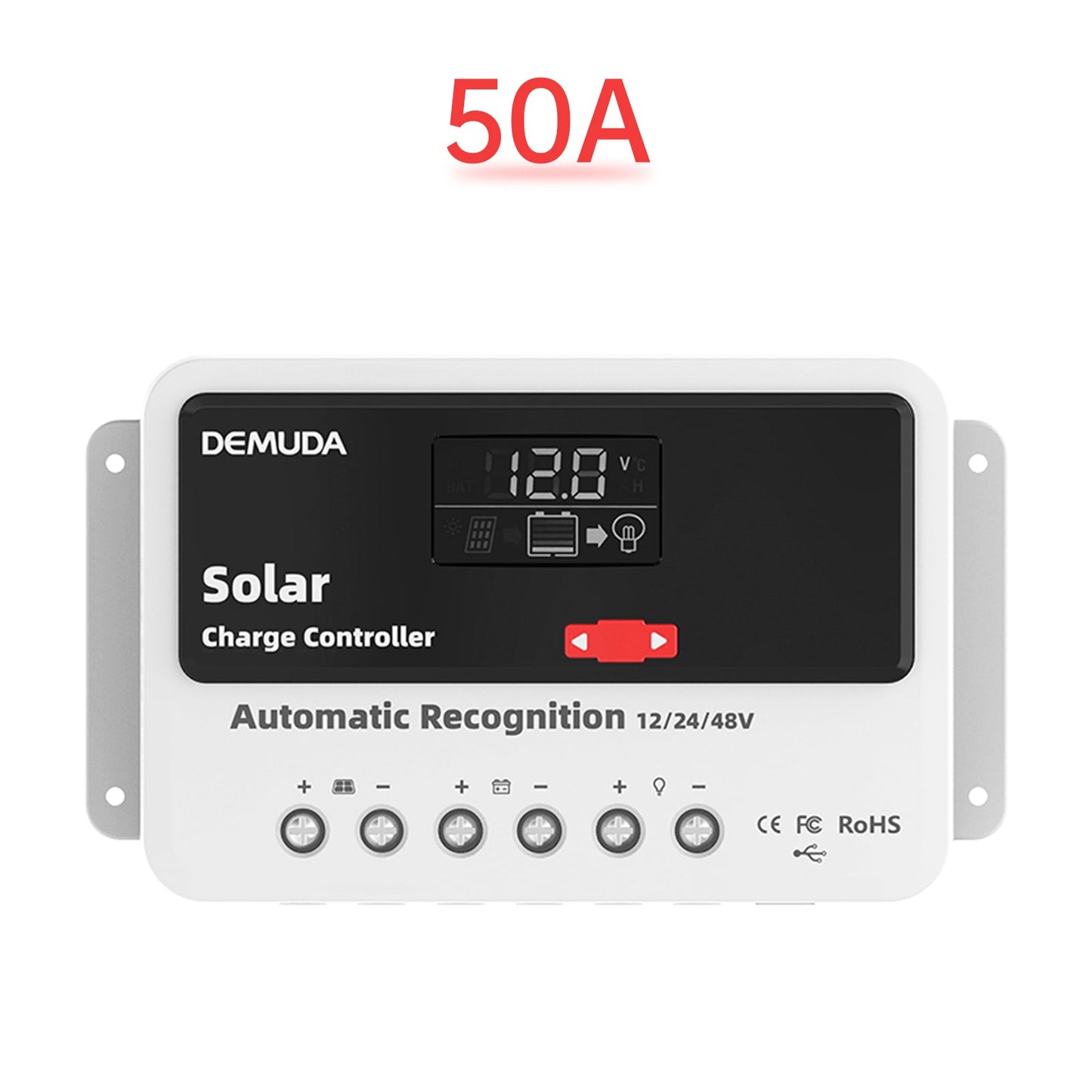 Regolatore solare automatico PWM 12V24V48V 10A-60A, regolatore solare in ferro fosfato