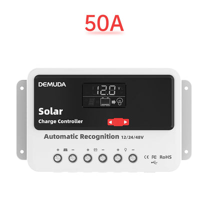 Regolatore solare automatico PWM 12V24V48V 10A-60A, regolatore solare in ferro fosfato