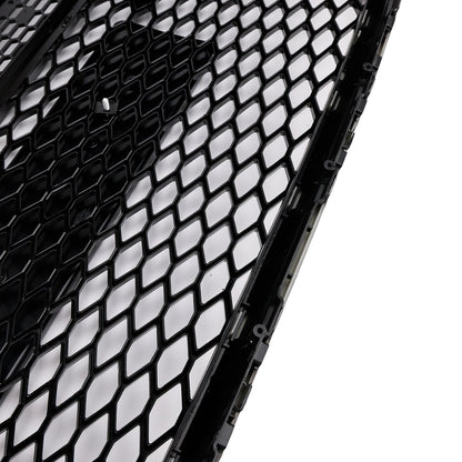 Griglia paraurti anteriore a nido d'ape nera lucida adatta per Audi Q5 2013-2017