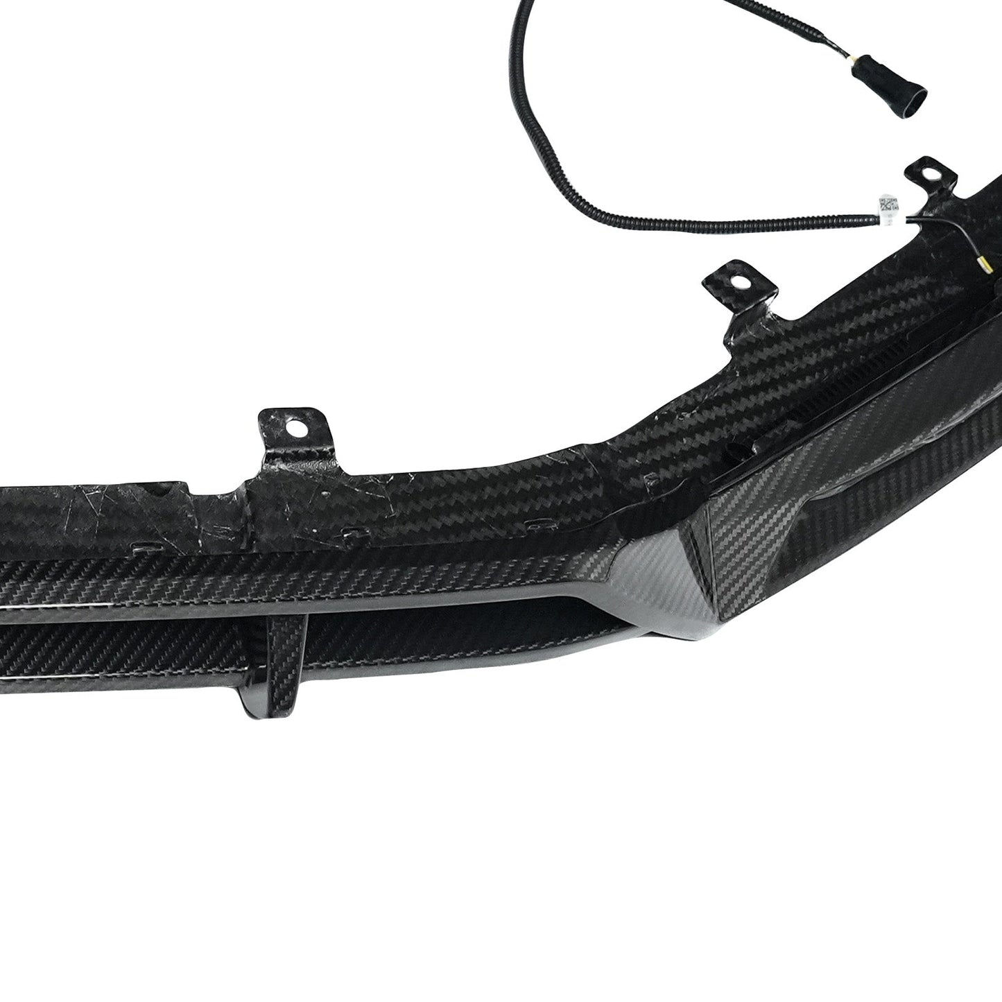 Diffusore anteriore in fibra di carbonio a secco per paraurti, compatibile con Mercedes Benz Classe G W465 2025+