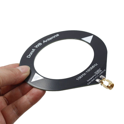 Antenna ad anello a ciambella con copertura a banda completa da 10 kHz a 180 MHz per onde corte/onde medie SDR
