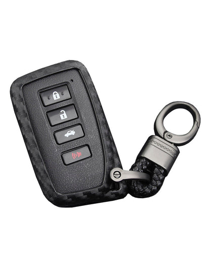 Custodia in pelle e silicone per chiave auto con fibbia per Lexus