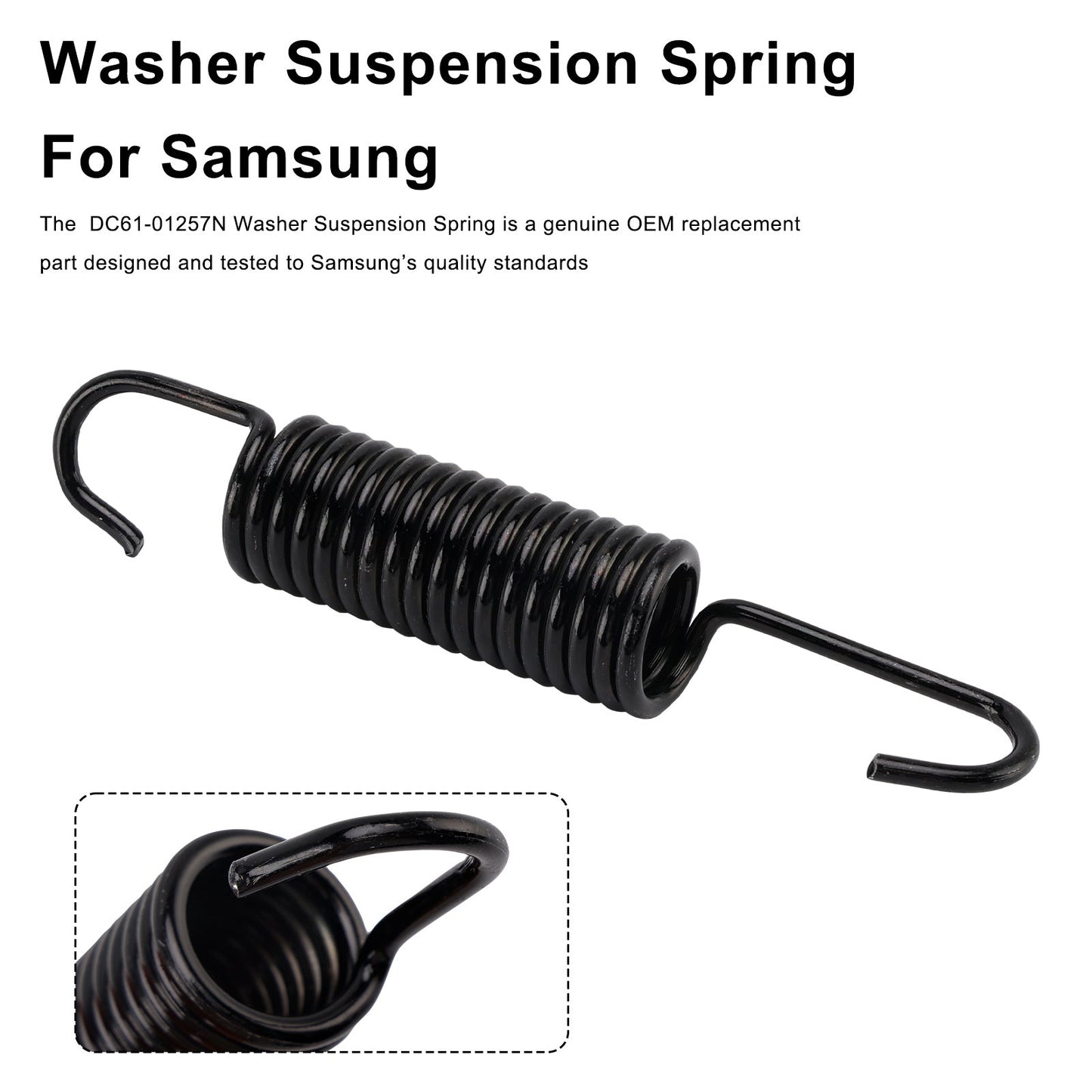 1PC DC61-01257N Molla di sospensione per lavatrice per Samsung sostituisce 592-49396 592-49474
