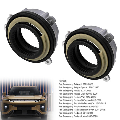 Mozzo di bloccaggio ruota anteriore manuale 2 pezzi 415100900 per Ssangyong Musso/Musso Grand 2018-2025
