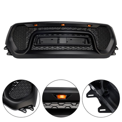 Griglia superiore del cofano a nido d'ape nera per Dodge Ram 1500 2019-2024