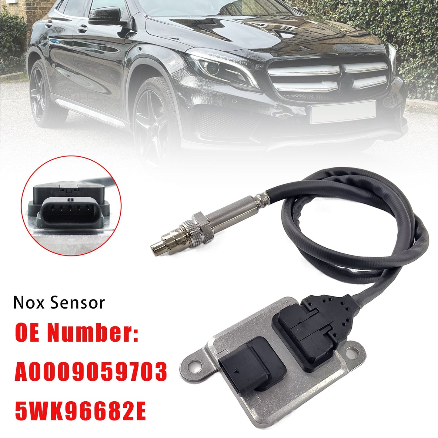 Sensore di ossido di azoto A0009059703 5WK96682E per Mercedes CESVM GLA-CLASS