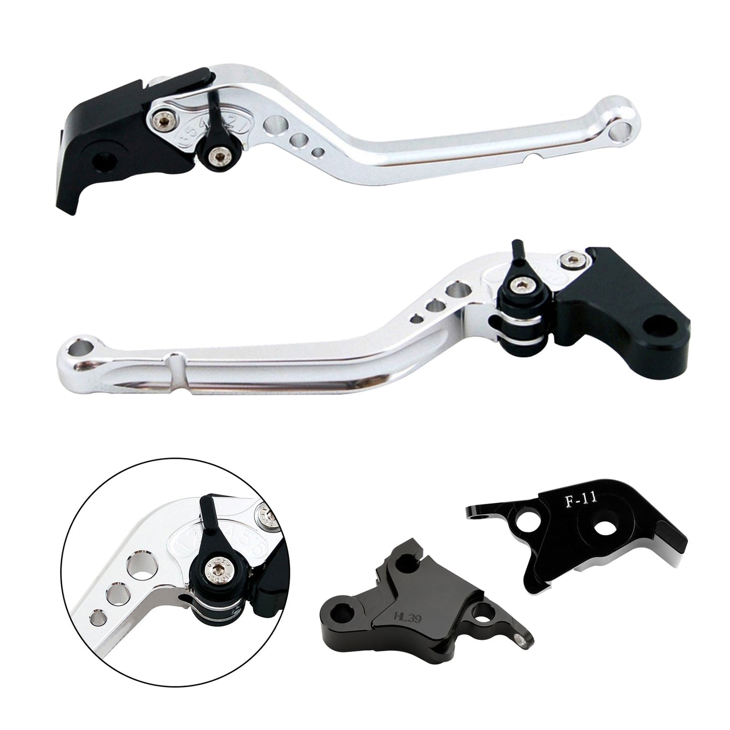 Leva frizione freno lunga adatta per CFMOTO 700CL-X Sport 2021-2024