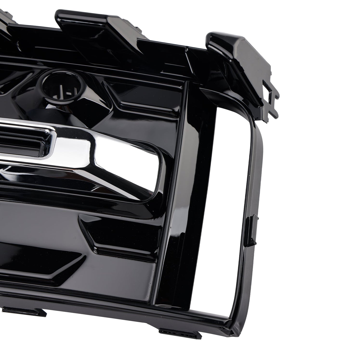 Griglia fendinebbia paraurti anteriore Audi A6 C8PA S-Line S6 2023+, finitura nera cromata
