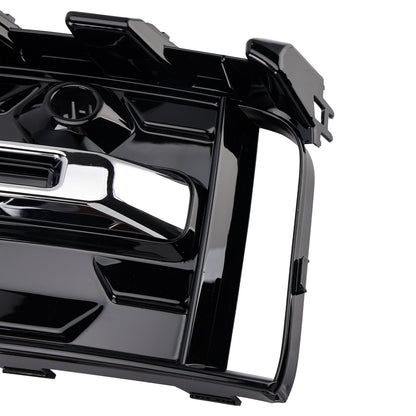 Griglia fendinebbia paraurti anteriore Audi A6 C8PA S-Line S6 2023+, finitura nera cromata