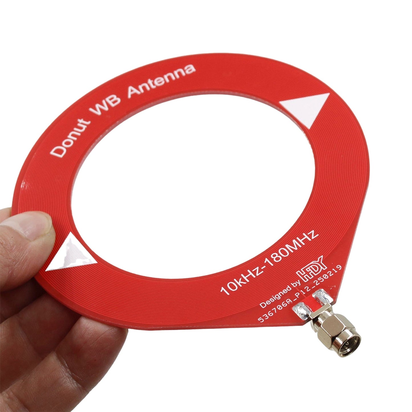 Antenna ad anello a ciambella con copertura a banda completa da 10 kHz a 180 MHz per onde corte/onde medie SDR