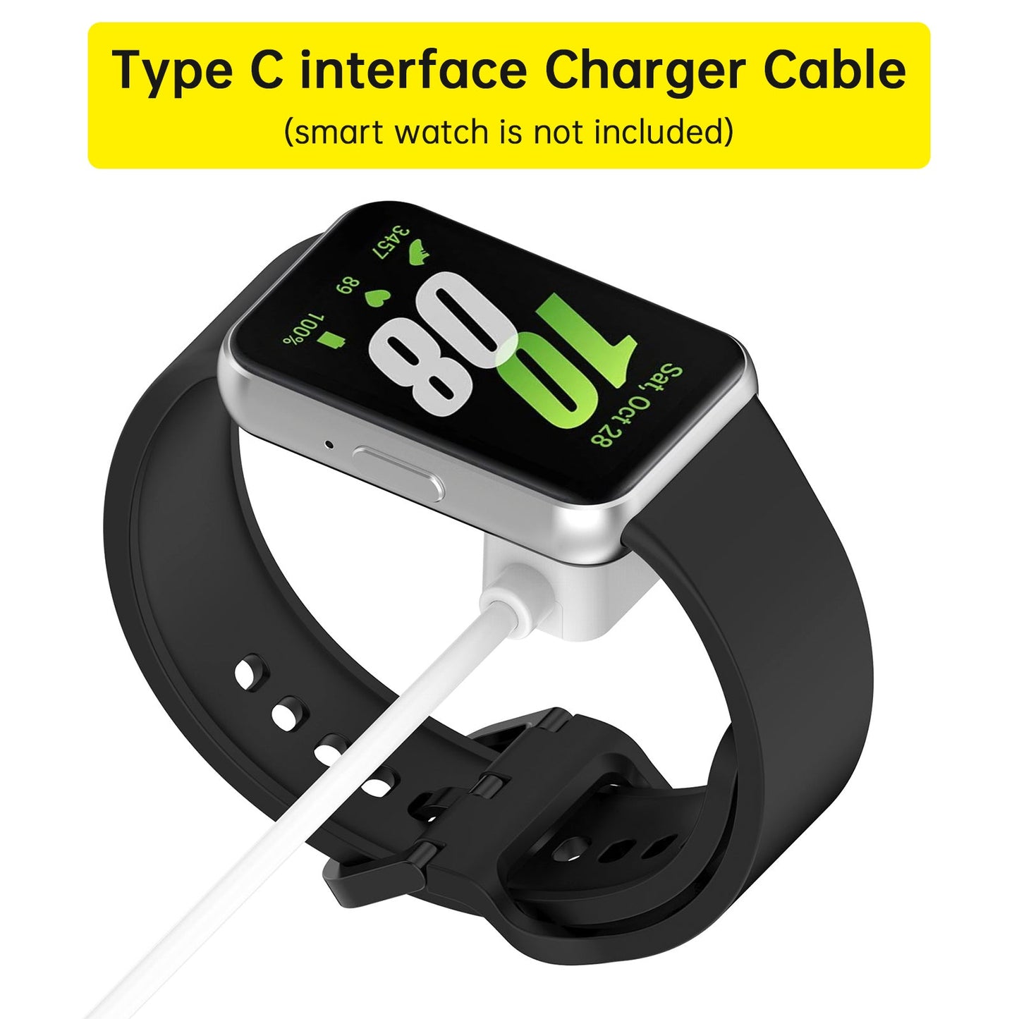 Cavo di ricarica portatile sostitutivo per Watch Fit3/2/SE/mini Band 10/9/8