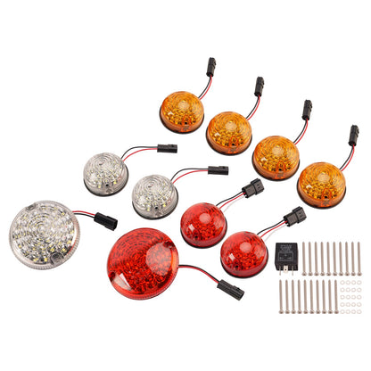Kit di 10 luci posteriori a LED colorate DRL per Land Rover Defender (1990-2016)