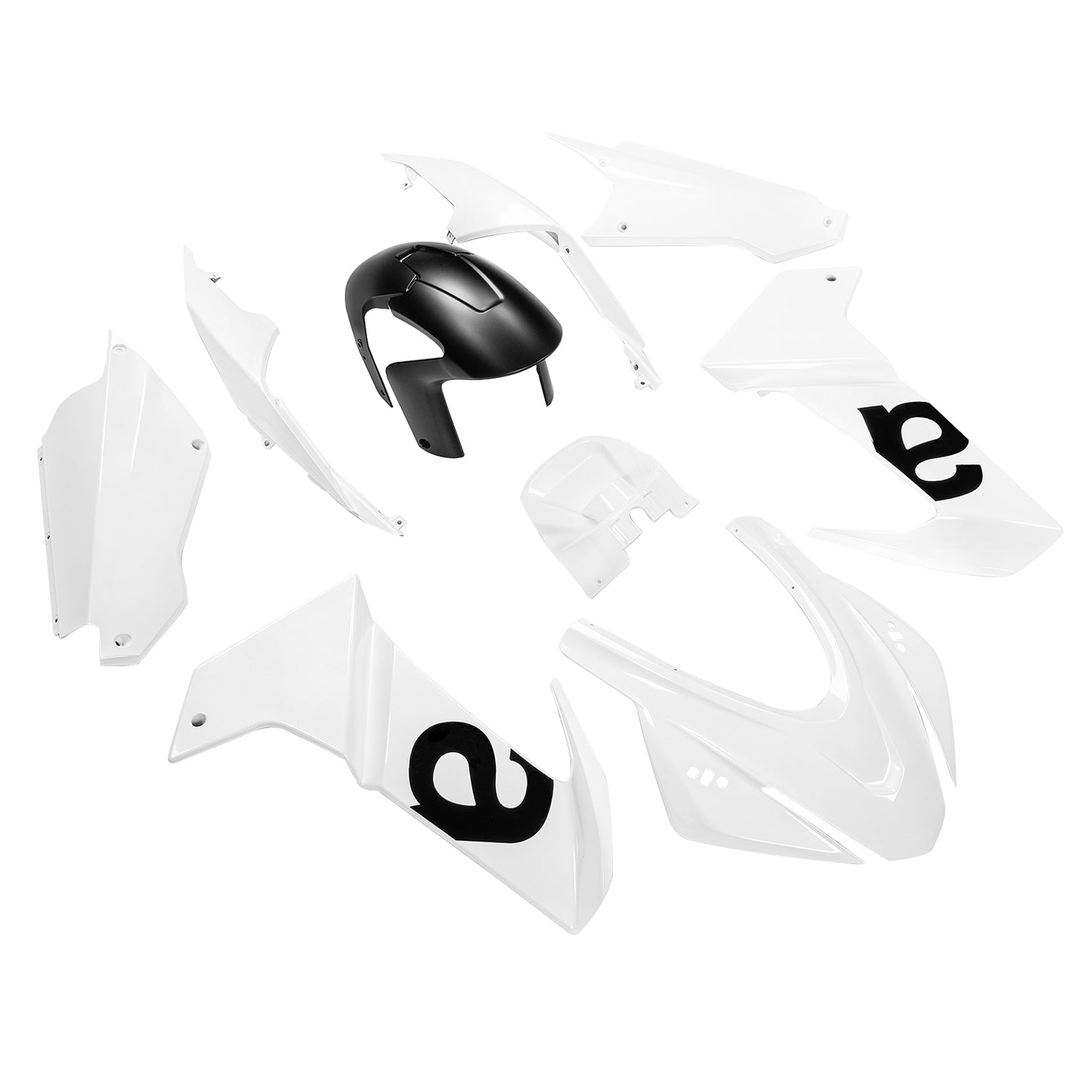 Kit Carena Carrozzeria Plastica ABS per Aprilia RS 660 2020-2024 07#