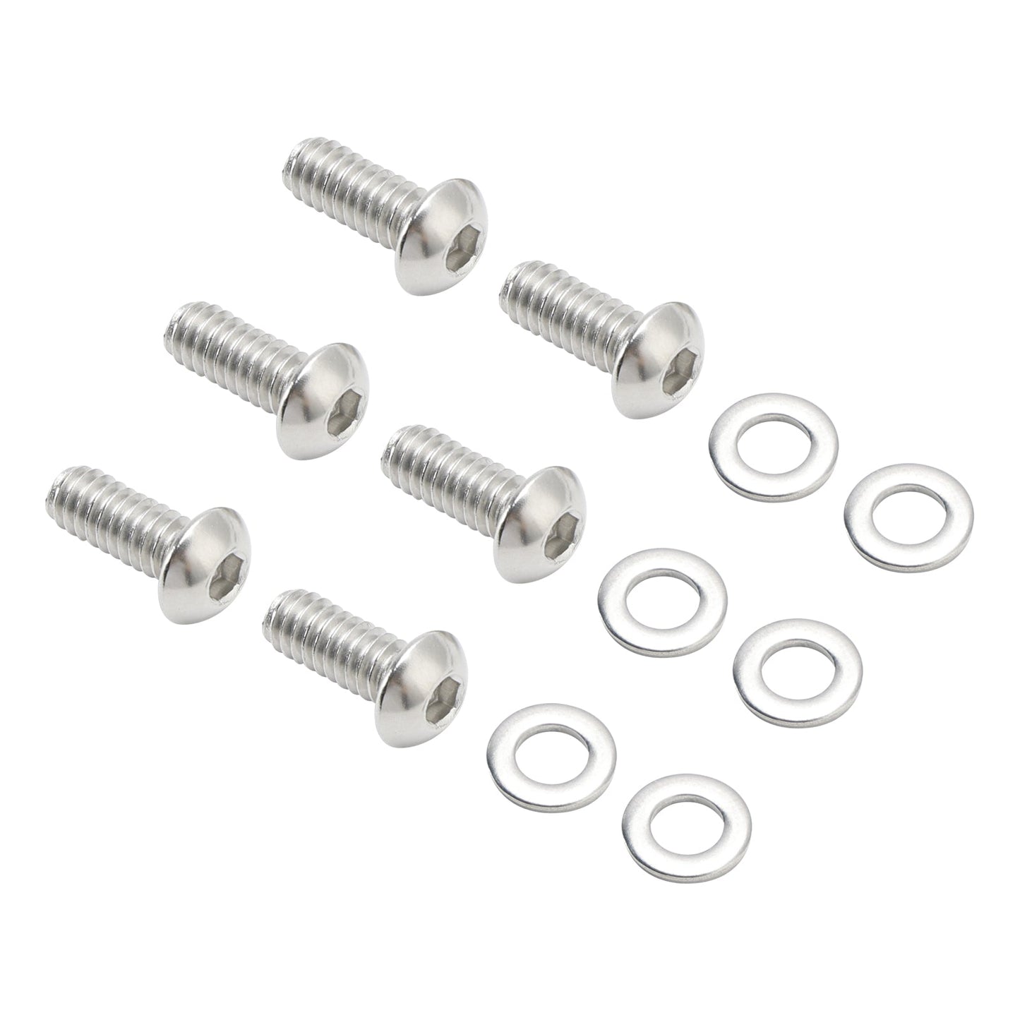 Kit di viti a brugola UNC in acciaio inox per coperchi motore da 59 pezzi per Sportster XL dal 2004 in poi