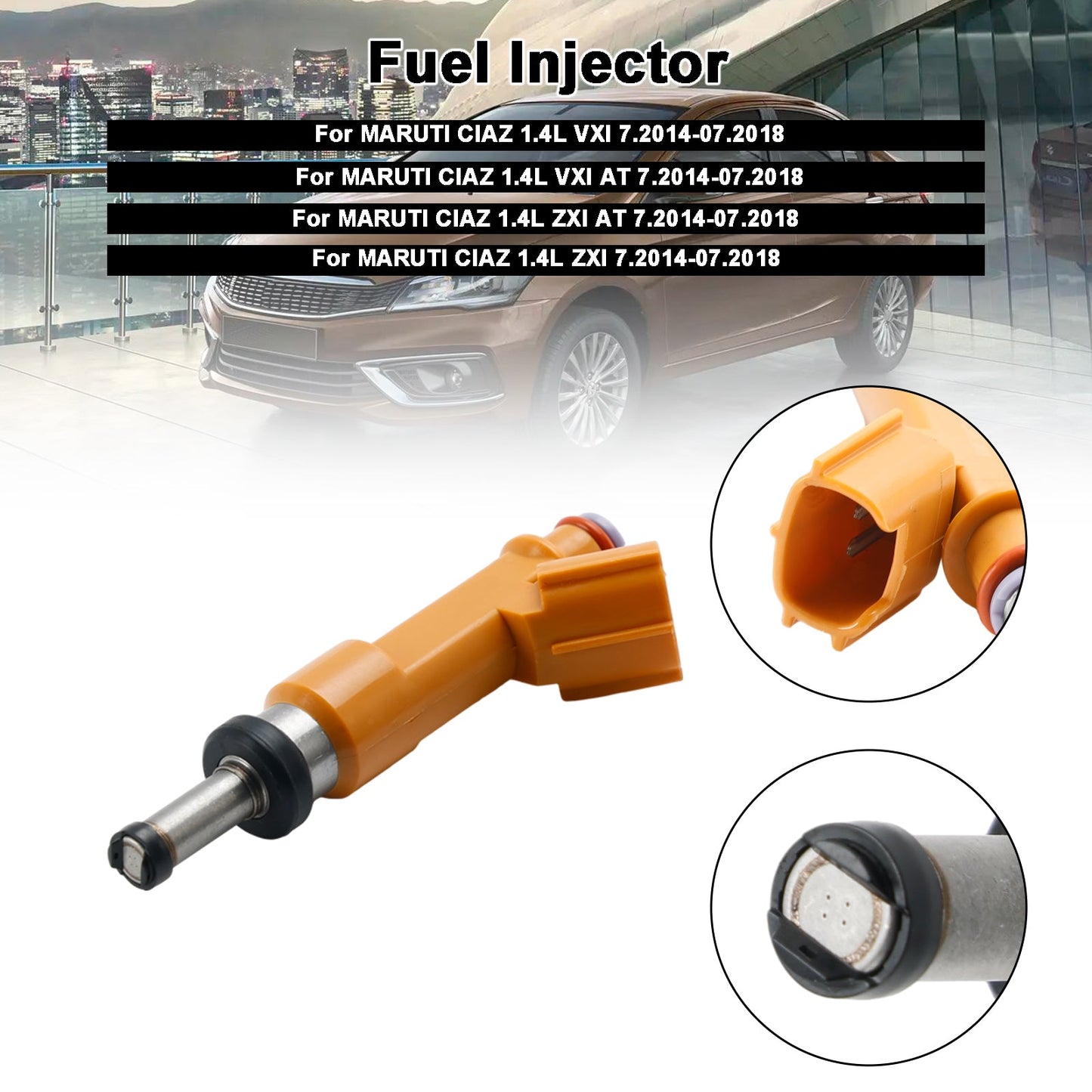 1 pz. Iniettore carburante 15710M83P00 adatto per MARUTI CIAZ 1.4L ERTIGA SWIFT DZIRE