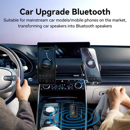 Ricevitore trasmettitore Bluetooth due in uno AUX Adattatore vivavoce per auto due a due
