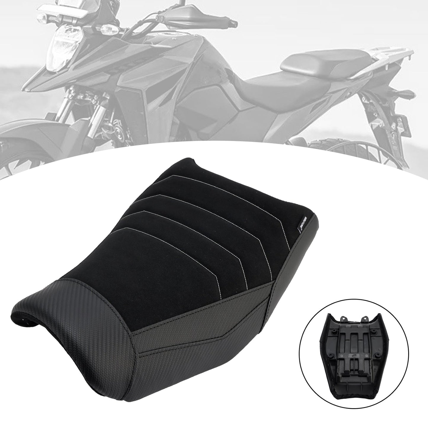 Sella passeggero anteriore per Suzuki V-Strom250Sx 2024-2025, rossa