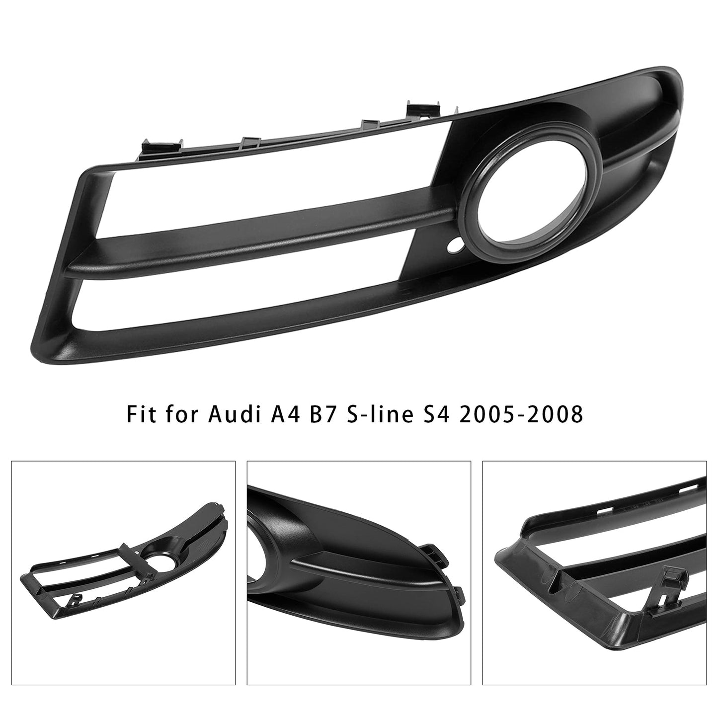 Griglia paraurti anteriore sinistro Audi A4 B7 S-Line S4 2005-2008, griglia fendinebbia