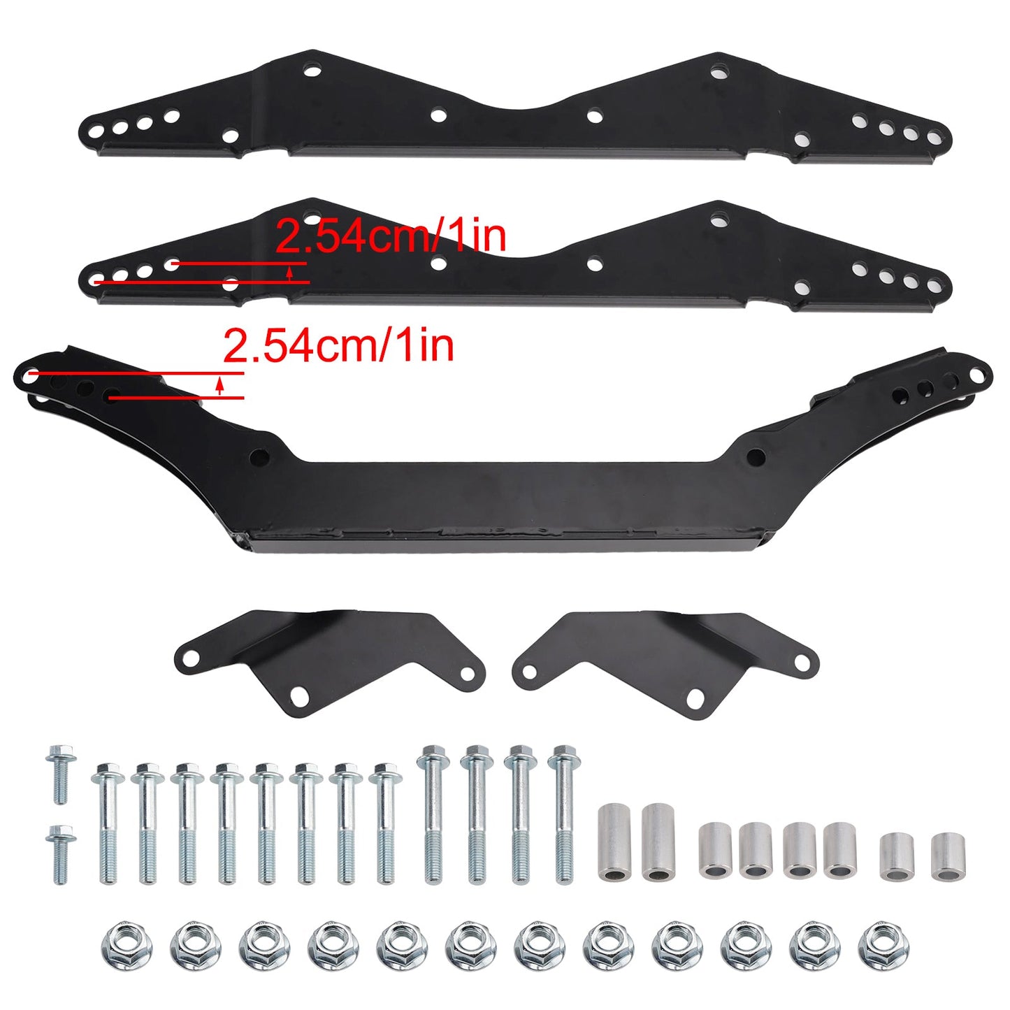Kit di sollevamento sospensioni anteriori e posteriori da 2 pollici per Polaris RZR S 800 (2009-2014)