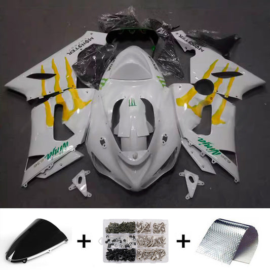 Kit carenatura iniezione in plastica ABS adatto per Kawasaki ZX6R 636 2005-2006