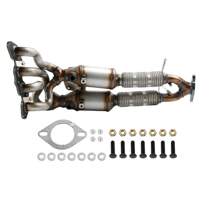 04/2005-03/2007 FORD FOCUS II Berlina (DB_, FCH, DH) 1.6 Ti Berlina Convertitore catalitico a benzina omologato + kit di montaggio 1319161 1326272