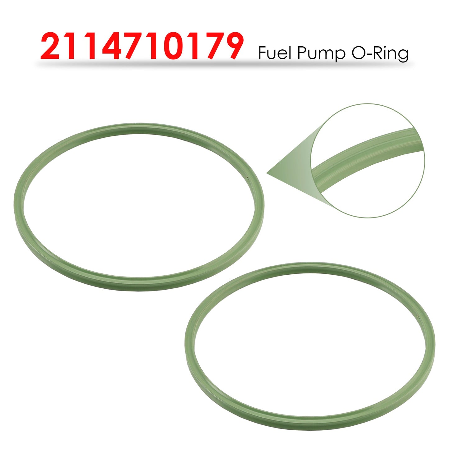 Guarnizione O-ring per pompa carburante 2 pezzi 2114710179 per Mercedes-Benz E350 C300 GLK350