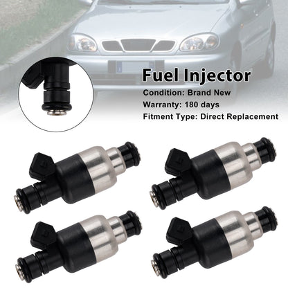 Iniettore di carburante 4 pezzi 17109450 adatto per Daewoo Lanos 1997-2004 adatto per Nexia 1995-1997