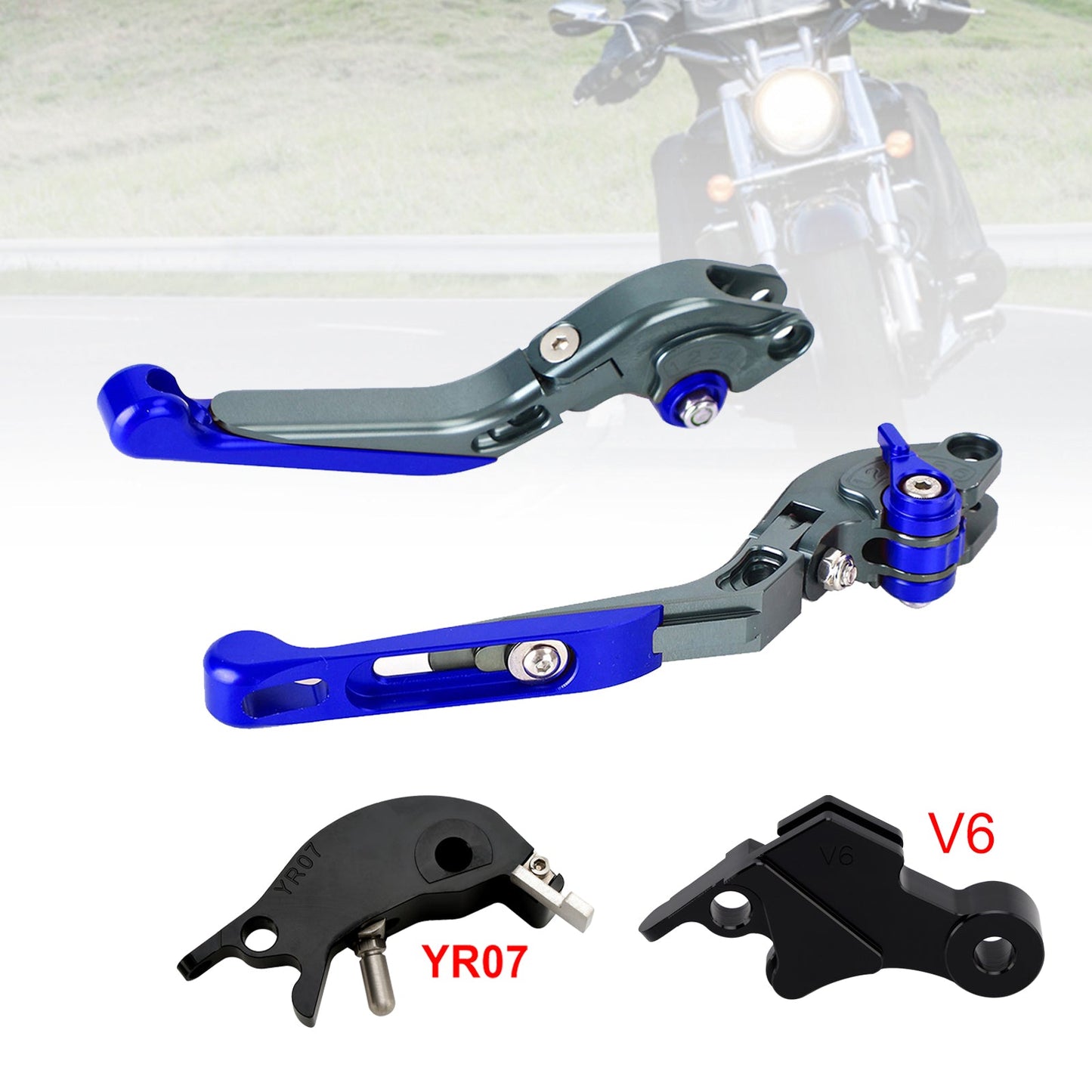 Leva freno frizione regolabile adatta per YAMAHA XSR900 XSR900GP MT-09 2024-2025