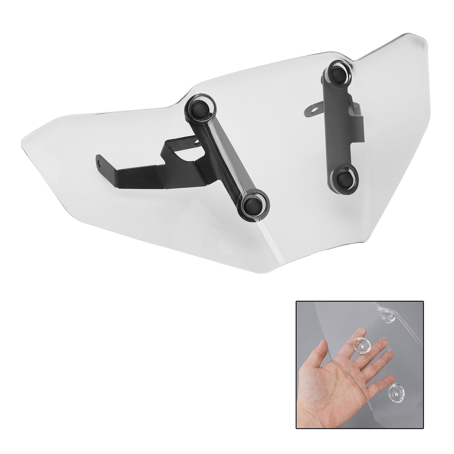Cupolino parabrezza per moto compatibile con Yamaha MT-07 2025-2026