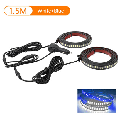 Strisce luminose a LED bicolore per pedane laterali per pick-up