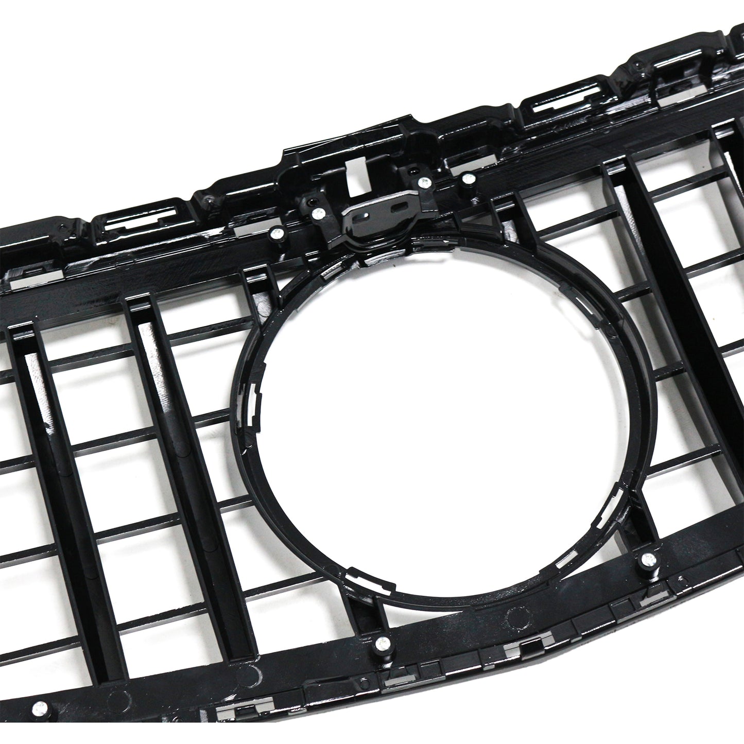 Per Mercedes W205 C250 C300 2015-2021 W/LED Griglia paraurti anteriore cromata