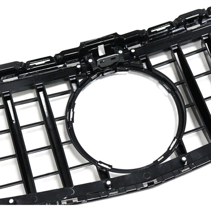 Per Mercedes W205 C250 C300 2015-2021 W/LED Griglia paraurti anteriore cromata