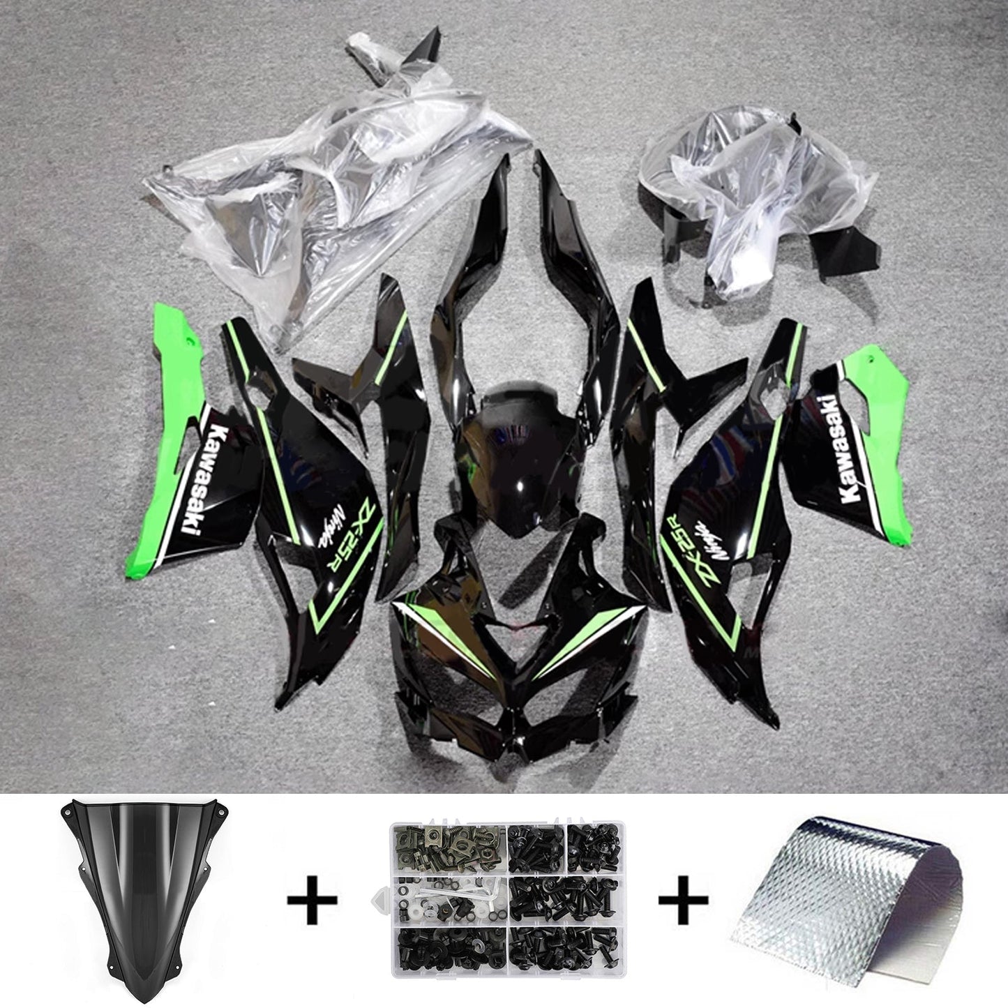 Kit carenatura iniezione Kawasaki Ninja ZX-25R ZX-4R ZX-4RR 2019-2024