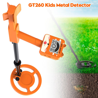 GT260 Metal Detector per Bambini, Impermeabile, Bobina di Ricerca da 6,3"" ORG
