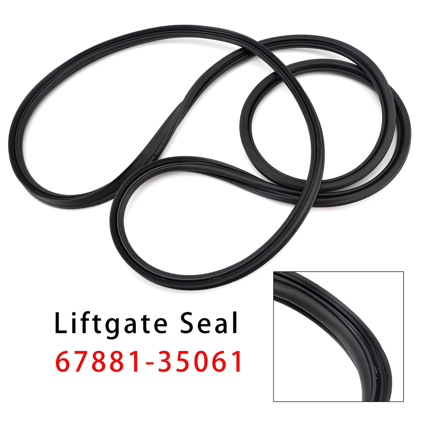 Guarnizione del portellone posteriore per Toyota 4Runner 2010-2019, codice 67881-35061