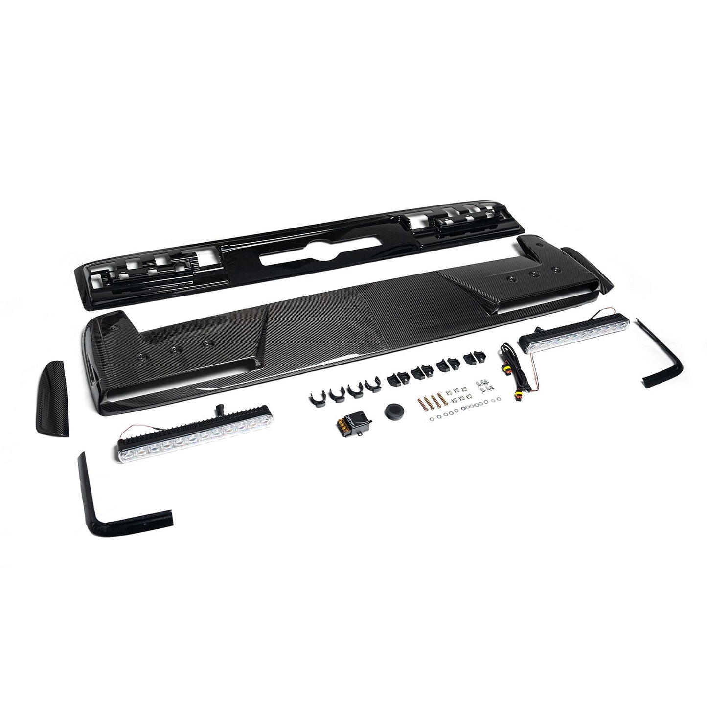 Spoiler anteriore a LED per tetto, compatibile con Mercedes Benz Classe G W465 B800 (modelli dal 2025 in poi).