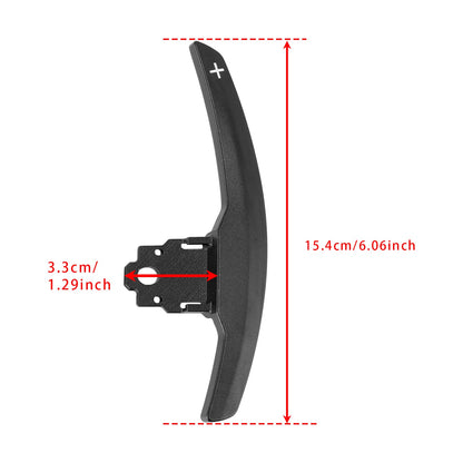 Estensione del cambio al volante per BMW Serie F F30 F31 F32 F10 X3 X5 Alluminio Nero