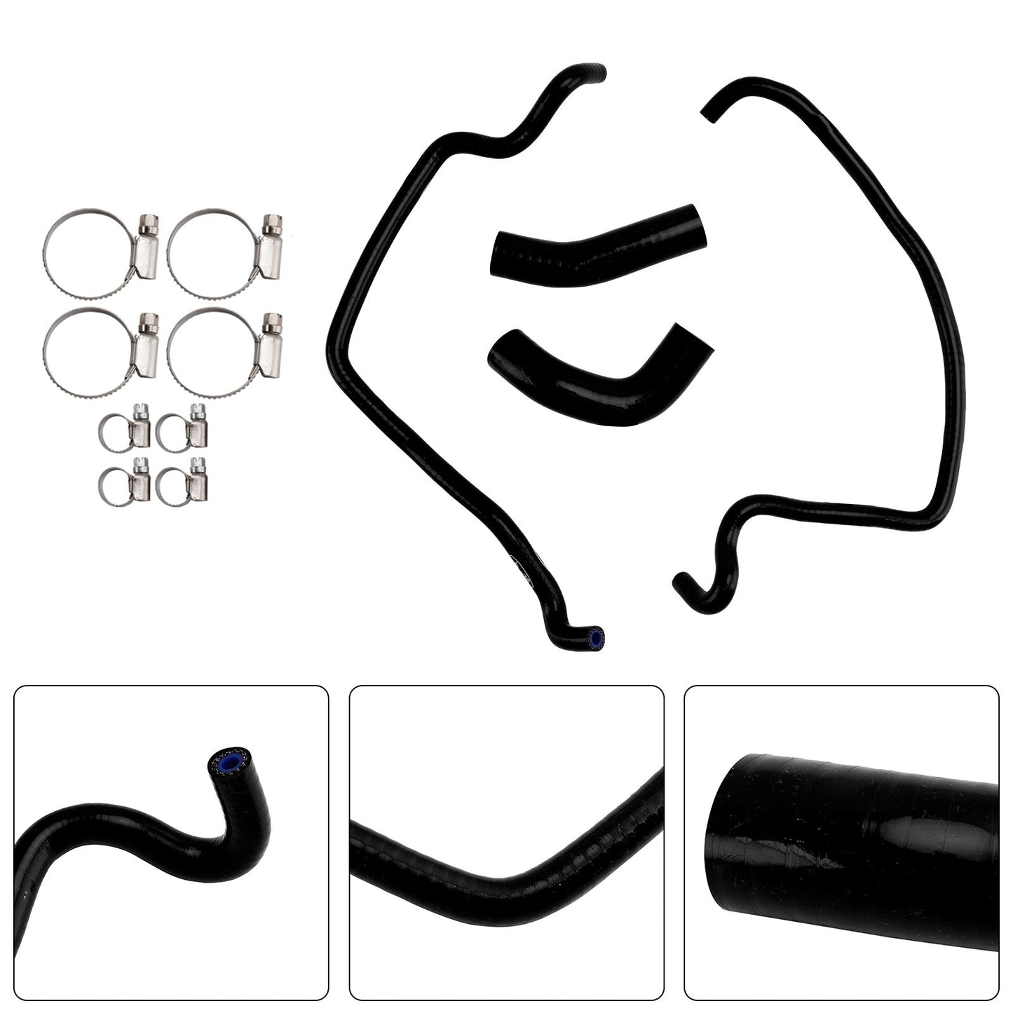 Kit di tubi flessibili in silicone per il liquido di raffreddamento del radiatore della Rocket 3 (2019-2024)